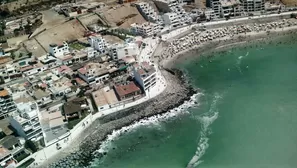 Vista panorámica de las playas al sur de Lima. Foto: América Noticias.