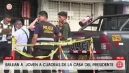 Lince: Balean a joven a cuadras de la casa de José María Balcázar