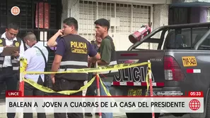 Balean a joven a pocas cuadras de la casa de José María Balcázar. Foto y video: América Noticias