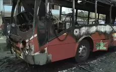 Lince: bus de transporte público se incendió en la avenida Petit Thouars - Noticias de lince