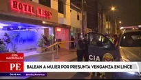 Balean a mujer en Lince. América Noticias