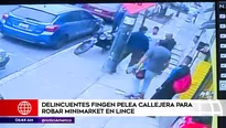 Asalto en minimarket de Lince. Foto: América Noticias