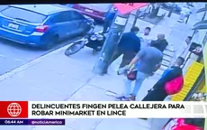 Lince: delincuentes fingen pelea para robar en minimarket - Noticias de lince