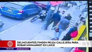 Asalto en minimarket de Lince. Foto: América Noticias