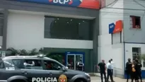 Asalto en el BCP. Foto: Alexi Velasquez