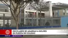 Lince: Escolares golpearon y arrastraron a compañero en puerta de colegio