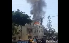 Lince: Incendio se registra en una vivienda en el jirón Joaquín Bernal - Noticias de lince