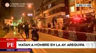 Lince: Sujetos asesinaron a hombre en la avenida Arequipa