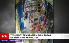 Lince: Tendero se arrastra para robar en tienda de abarrotes - Noticias de tenderos