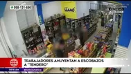 Lince: Trabajadores ahuyentan a escobazos a tendero