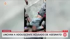 Linchan a adolescente acusado de asesinar a un hombre en Amazonas