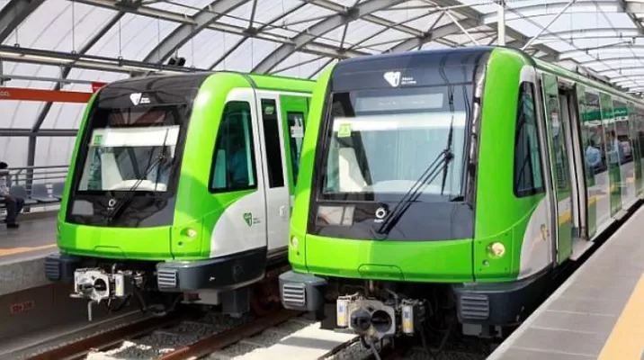 Línea 1 del Metro de Lima. Foto: El Comercio. Línea 1 del Metro de Lima. Foto: El Comercio.
