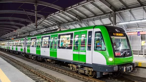 Línea 1 del Metro de Lima. Foto: Andina