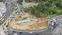 Obras de la Línea 2 del Metro de Lima. Foto: Andina