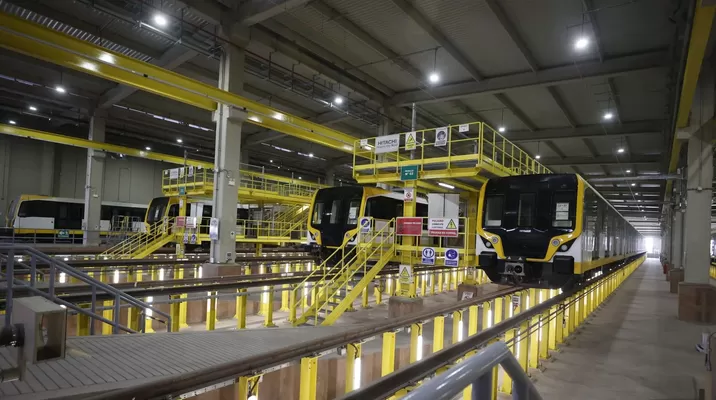 Línea 2 del Metro de Lima. Foto: Andina Línea 2 del Metro de Lima. Foto: Andina