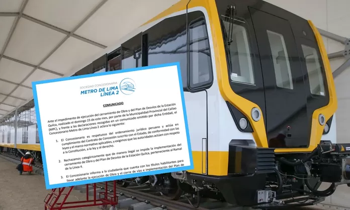 Línea 2 Del Metro De Lima Concesionaria Rechaza Impedimento De La Municipalidad Del Callao Para 7720