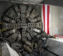 Tuneladora “Delia” llega a la estación Carmen de la Legua y queda a un paso de culminar excavación de la Línea 2 del Metro. Foto: ATU. Video: Canal N