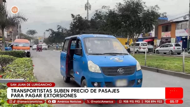 Urbanito sube pasajes a S/ 1.50 por pago de extorsiones. Foto: América Noticias Urbanito sube pasajes a S/ 1.50 por pago de extorsiones. Foto: América Noticias