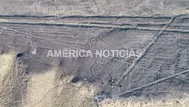 Líneas de Nazca: sujeto escribe su nombre sobre zona intangible