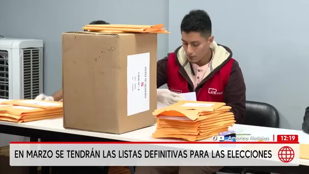 Listas de candidatos para elecciones 2026 en marzo. Foto: América Noticias