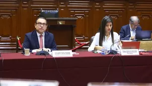 Alberto Otárola y Diana Gonzalez. Foto: Congreso. Video: Canal N