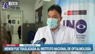 Llegó a Lima la menor de 14 años que resultó herida en el ojo durante protestas en Apurímac