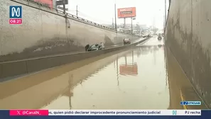 Llovizna en Lima causa aniegos en varios distritos. Foto y video: Canal N