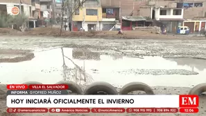 Llovizna inunda avenidas y complica tránsito en Villa María del Triunfo. Foto y video: América Noticias