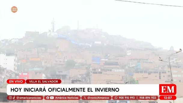 Llovizna inunda avenidas y complica tránsito en Villa María del Triunfo. Foto: América Noticias