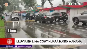 Lluvia en Lima continuará hasta el 18 de diciembre, según Senamhi. Foto y video: América Noticias