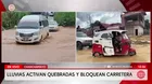 Lluvias en Chanchamayo activan quebradas y bloquean carretera