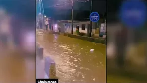 Lluvias en Chulucanas generan alerta roja y severos aniegos. Video: Canal N