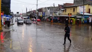 Fuertes lluvias en la sierra. Foto: Andina