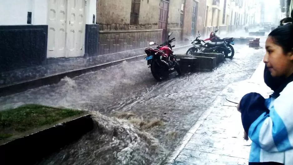 Intensas lluvias en la sierra peruana. Foto: Andina