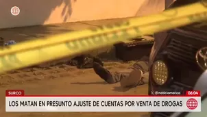 Asesinan a hombre en auto por droga en Surco