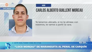 "El Loco Moreau" y su violenta caída tras fuga de penal. Foto y video: América TV