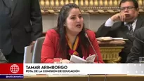 Tamar Arimborgo, presidenta de la Comisión de Educación.