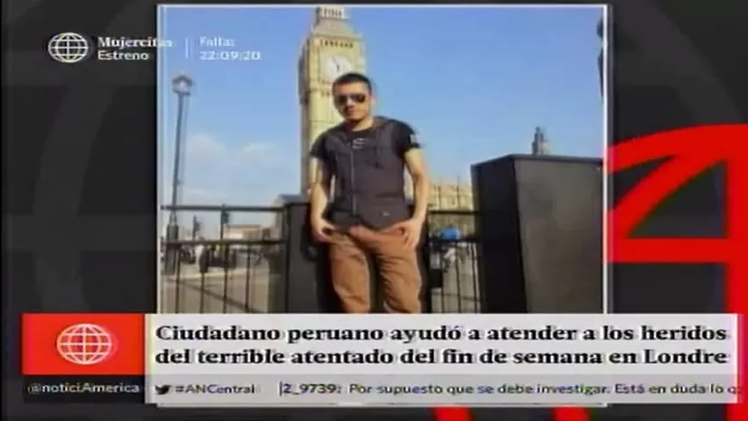 Londres: peruano ayudó a atender a los heridos del terrible ataque terrorista