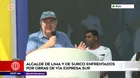 López Aliaga critica obras de Carlos Bruce en vía metropolitana