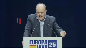 Lopez Aliaga en Europa Viva 25