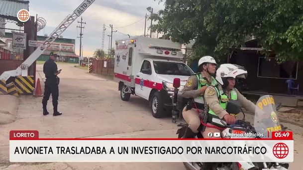 Loreto: Avioneta de la Policía cae en quebrada con detenidos. Foto: América Noticias