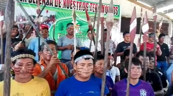 Comunidades exigen nueva consulta previa en lote 192. Foto: América Noticias Comunidades exigen nueva consulta previa en lote 192. Foto: América Noticias
