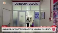 Loreto confirma cinco casos de sarampión y activa cerco epidemiológico en Iquitos