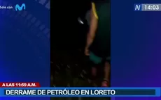 Loreto: Derrame de petróleo se registró en Oleoducto Norperuano - Noticias de tocamientos-indebidos
