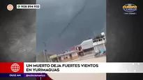 Un muerto deja fuertes vientos en Yurimaguas. Foto y video: América Noticias