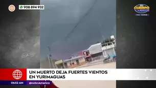 Un muerto deja fuertes vientos en Yurimaguas. Foto y video: América Noticias