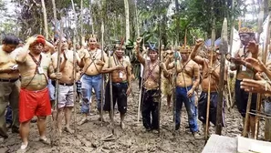 Nativos protestan por derrames de petróleo en la Amazonía. Foto referencial: La República