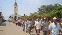 Pobladores exigen la construcción de una carretera. Foto: Referencial/Radio JC Saposoa