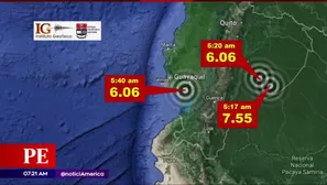 Sismos en Tumbes. Améica Noticias