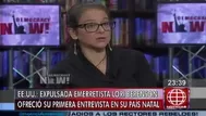 Lori Berenson aseguró en EE.UU. que estuvo presa injustamente